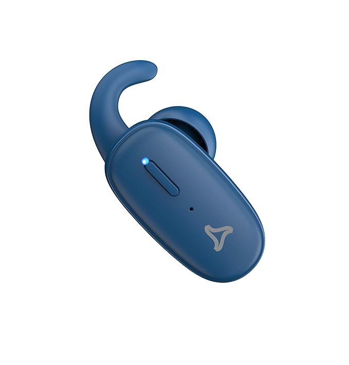 Syska IEB300 Ear GO True Wireless Earbuds with Portable Mini Charging Box Compatible with Google Assistant and SIRI (Blue)