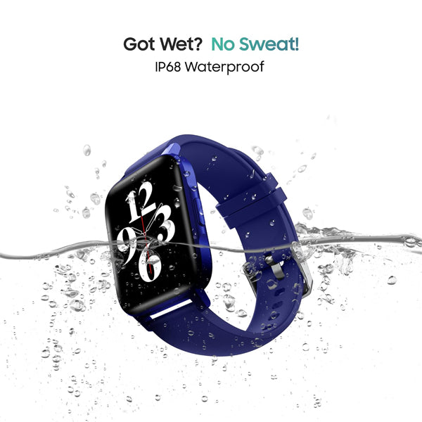 TAGG Verve NEO Smartwatch 1.69’’ HD Display | 60+ Sports Modes | 10 Days Battery | 150+ Maximum Watch Face Library | Waterproof | 24 * 7 HeartRate & Blood Oxygen Tracking | Games & Calculator | Blue