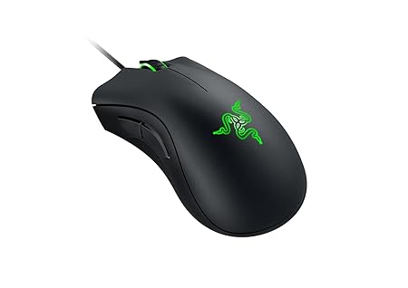 Razer Deathadder Essential - True 6400 DPI Optical Sensor, Wired Ergonomic Form Factor, High Durability, 5 Hyper Response Buttons, 10 Million Clicks RZ01-03850100-R3M1 - Black