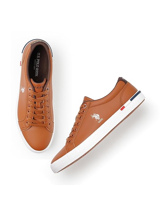 USPA |Anton 4.0|TAN Stylish Casual Sneaker Shoes for Man UK-11 (Tan)
