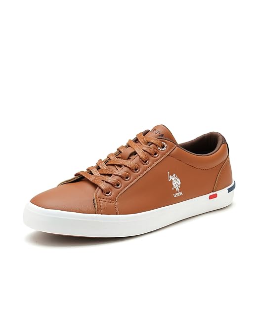 USPA |Anton 4.0|TAN Stylish Casual Sneaker Shoes for Man UK-11 (Tan)