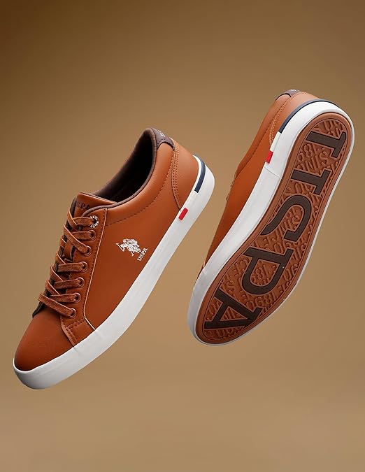 USPA |Anton 4.0|TAN Stylish Casual Sneaker Shoes for Man UK-11 (Tan)