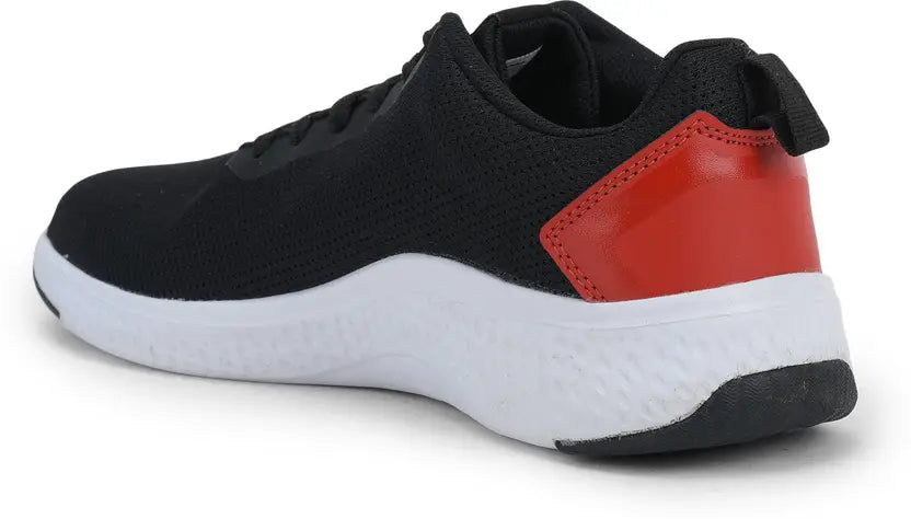 Lotto Men Vega Running Shoes Black/White Running Shoes For Men (Black , UK-9)