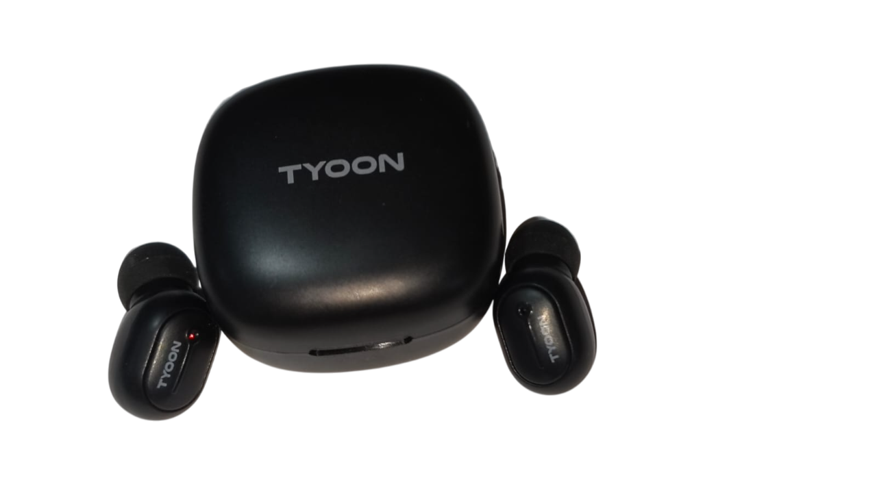 Tyoon TYBUD603 Minibud True Wireless Earbuds, Black