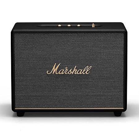 Marshall Woburn III Wired Connectivity Home Speaker with HDMI Input, Bluetooth 5.2 & RCA or 3.5mm Input - Black
