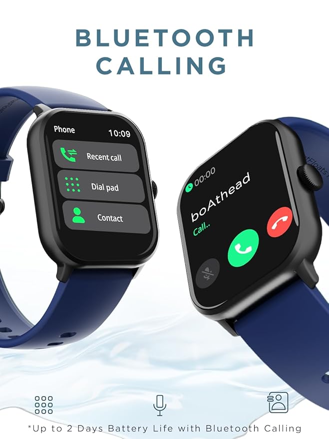 boAt Wave Infinity Smart Watch(Cool Blue)