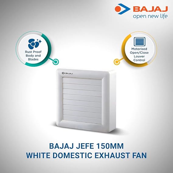 Bajaj Jefe Smart 150mm Plastic Exhaust Fan