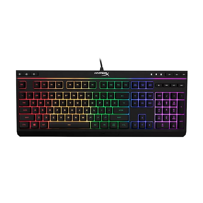 HyperX Alloy Core RGB USB Membrane Gaming Keyboard - Black (HX-KB5ME2-US)