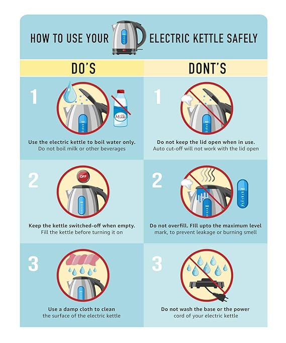 Bajaj Majesty KTX 9 Kettle | 1L Capacity | 1200 Watts with Stainless Steel Body | Multi-Function for Boiling Water & Cooking | Auto Shut-Off