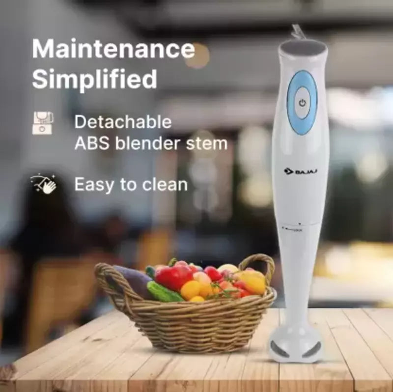 BAJAJ HB 15 300 W Hand Blender(White)