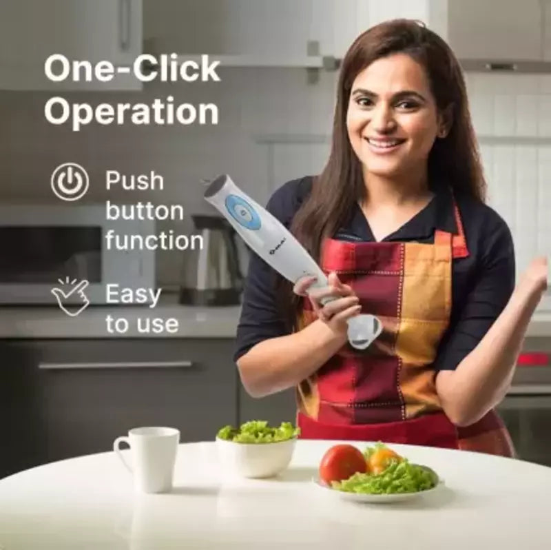 BAJAJ HB 15 300 W Hand Blender(White)