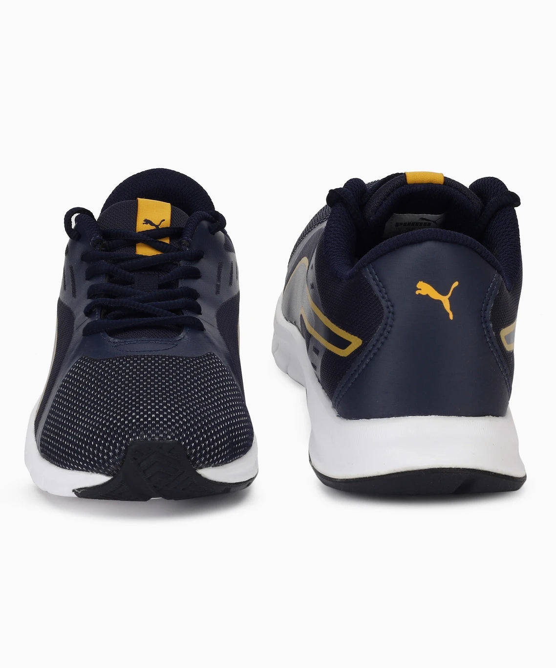 PUMA Felix Runner IDP Running Shoe For Men (Peacoat-Sunflower-White , 11 UK)