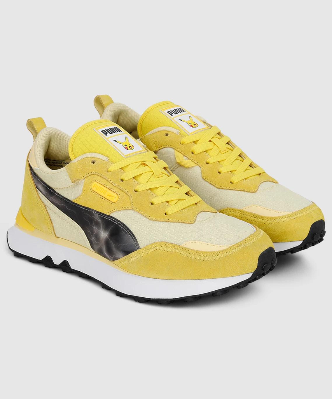 PUMA Rider FV PIKACHU Sneakers For Men (Yellow , 10 UK )