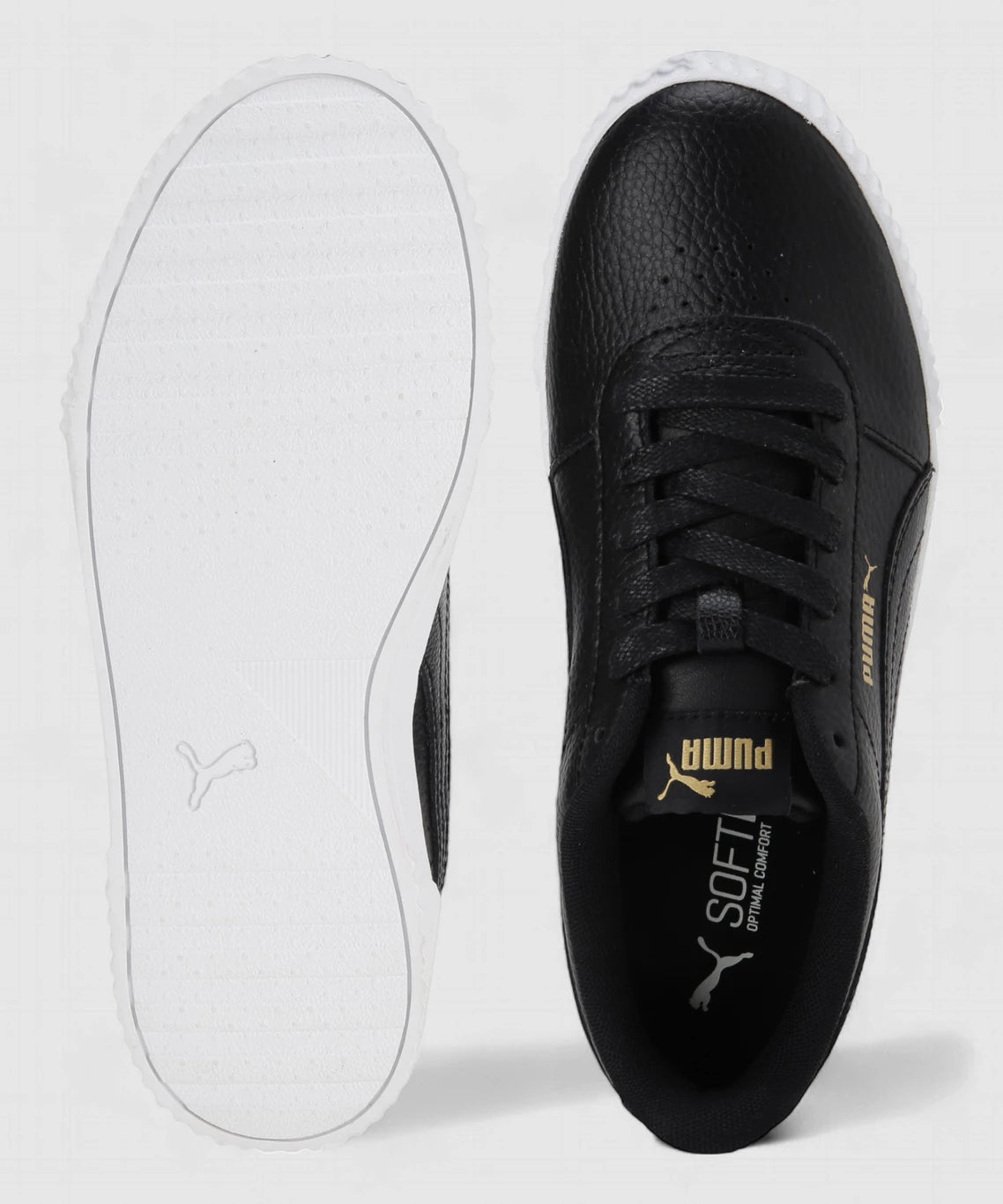 PUMA Carina Lux L Sneakers For Men (Black , 3)