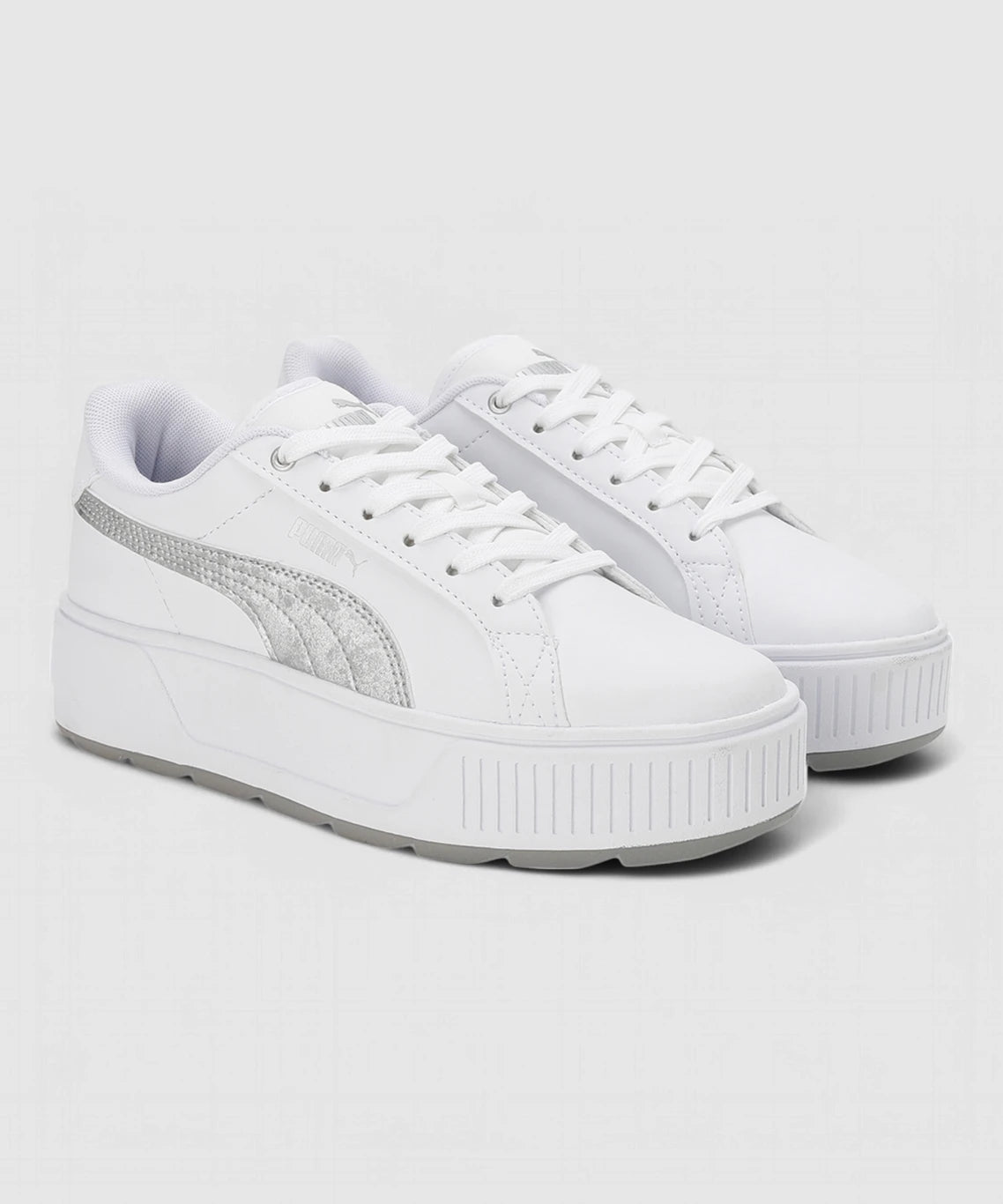 PUMA Karmen Space Metallics Casuals For Women (White , 5 UK)