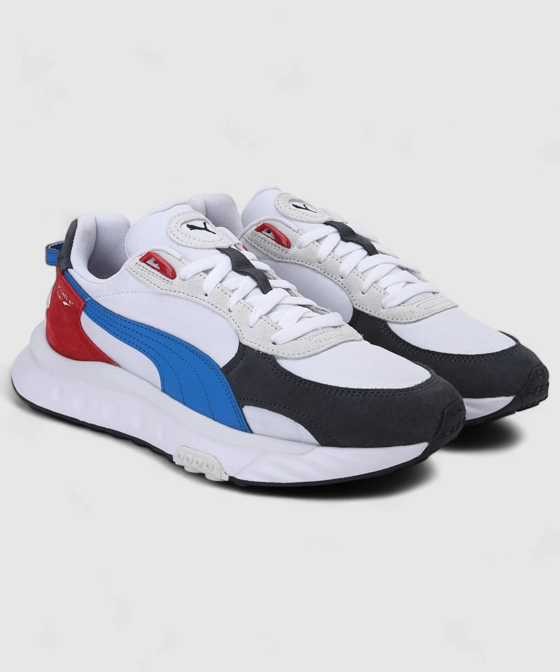 PUMA Wild Rider Rollin Sneakers For Men (White , 3 )