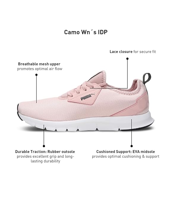 Puma Womens Camo Shoes pink