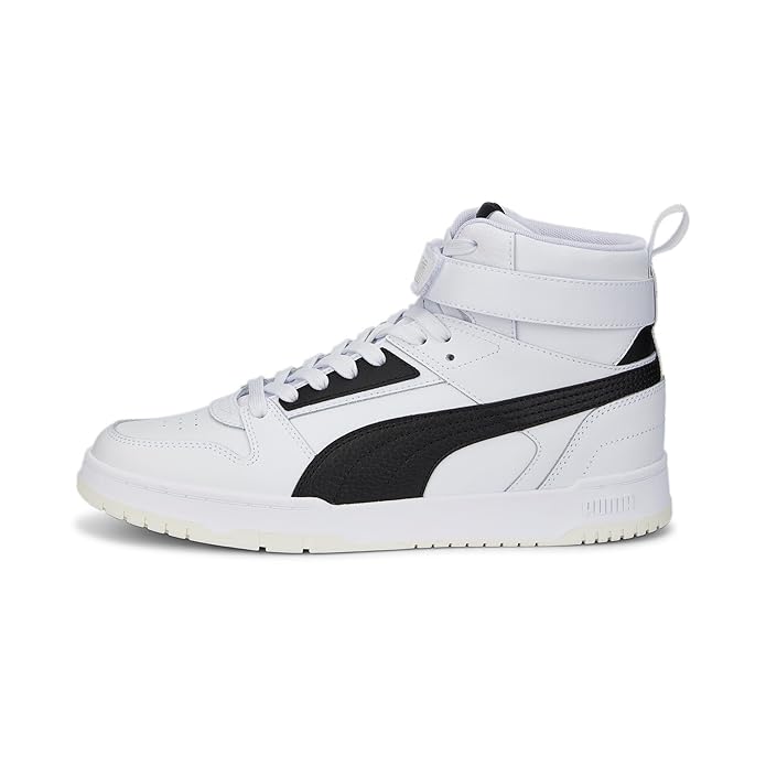 Puma Unisex-Adult RBD Game White-Black-Team Gold Sneaker  (38583901)