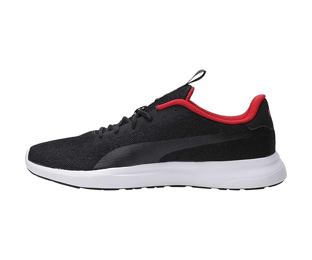Puma Mens Jigsaw Puma Black-Barbados Cherry Running Shoe UK-10 (37309906 )