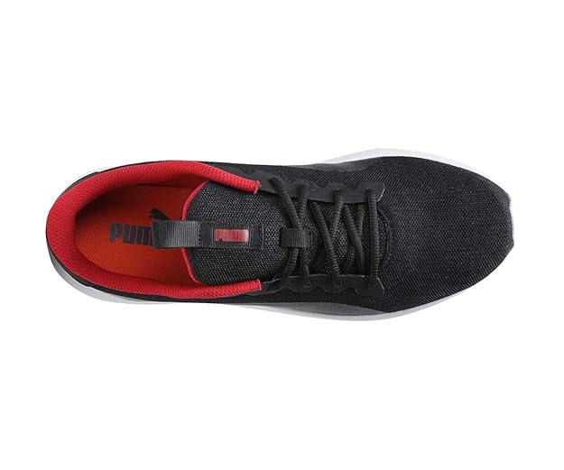 Puma Mens Jigsaw Puma Black-Barbados Cherry Running Shoe UK-10 (37309906 )