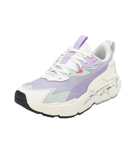 Puma Women, Spina Nitro WNS V1, Spring Lavender-Vivid Violet-Warm White, Sneaker UK-4 (39564301)