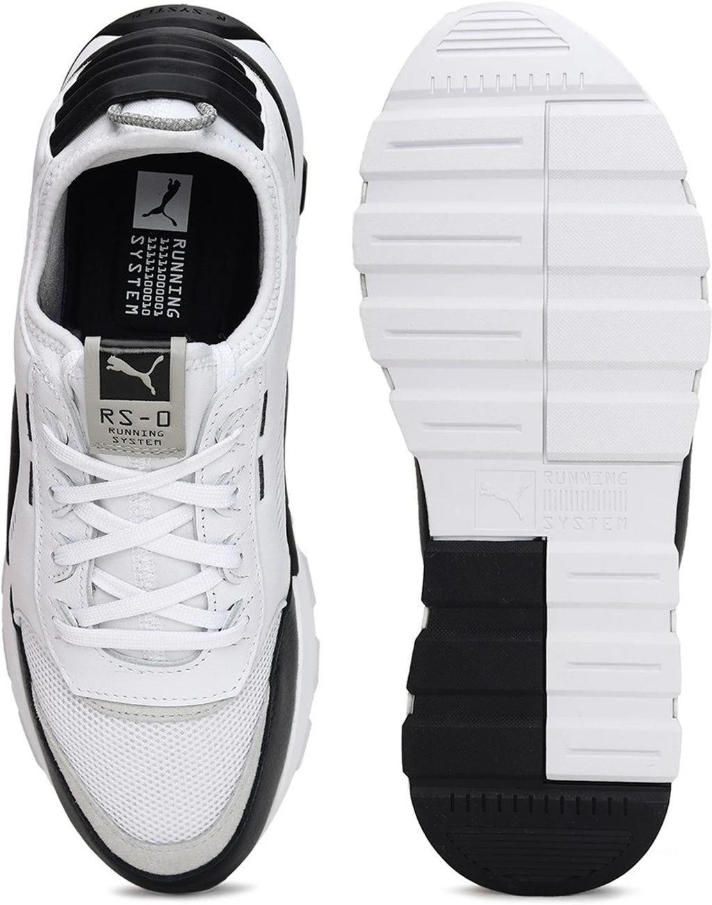 Puma Unisex rs-0 CORE Sneaker (White , 3.5 )