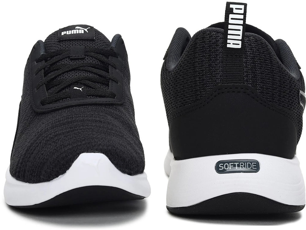 PUMA Softride Vital Fresh Walking Shoes For Men (Black , 4 UK )