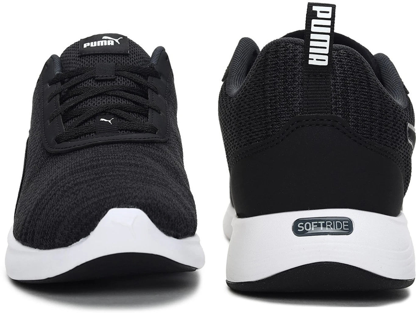 PUMA Softride Vital Fresh Walking Shoes For Men (Black , 4 UK )