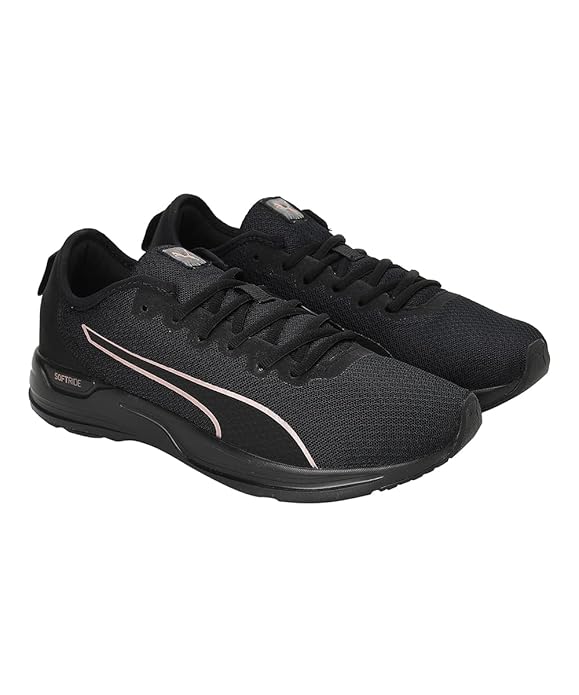 Puma Unisex Adult Accent Black-Rose Gold Walking Shoe UK-10 (19551505)