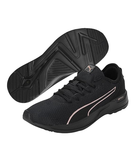 Puma Unisex Adult Accent Black-Rose Gold Walking Shoe UK-10 (19551505)