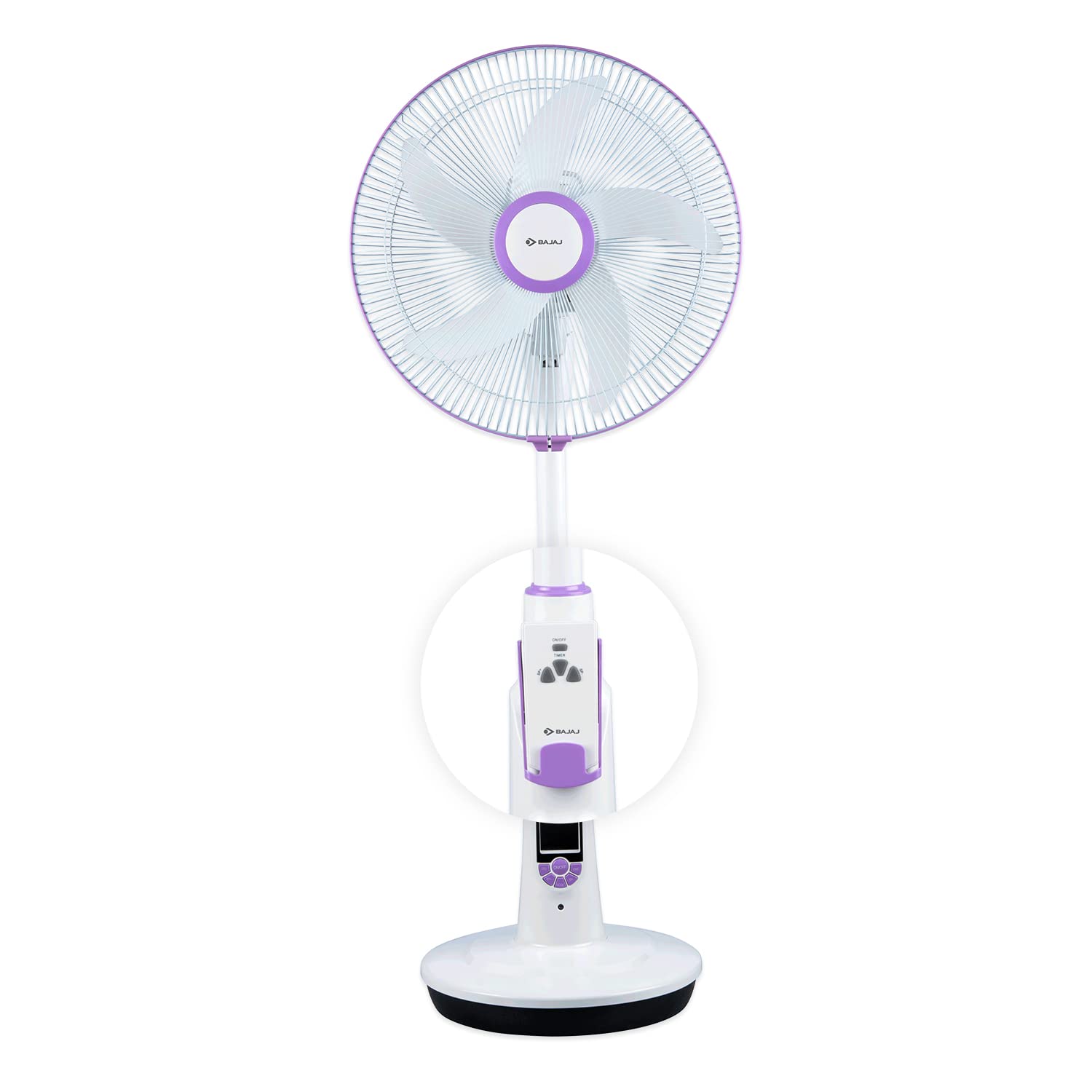 Bajaj Nuvo 400 MM Table Cum Pedestal Fan For Home | Silent BLDC Motor | Remote Control Operation