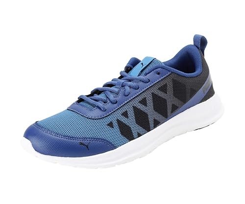 Puma Mens Cabimas Indigo Bunting-Limoges-Puma Black Running Shoe UK-8 (37143601 )