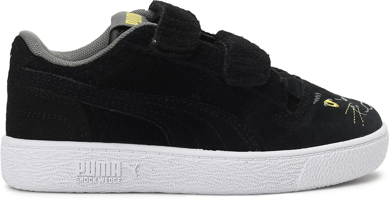 PUMA Velcro Sneakers For Boys & Girls (Black, 12 ,  5-6 years )