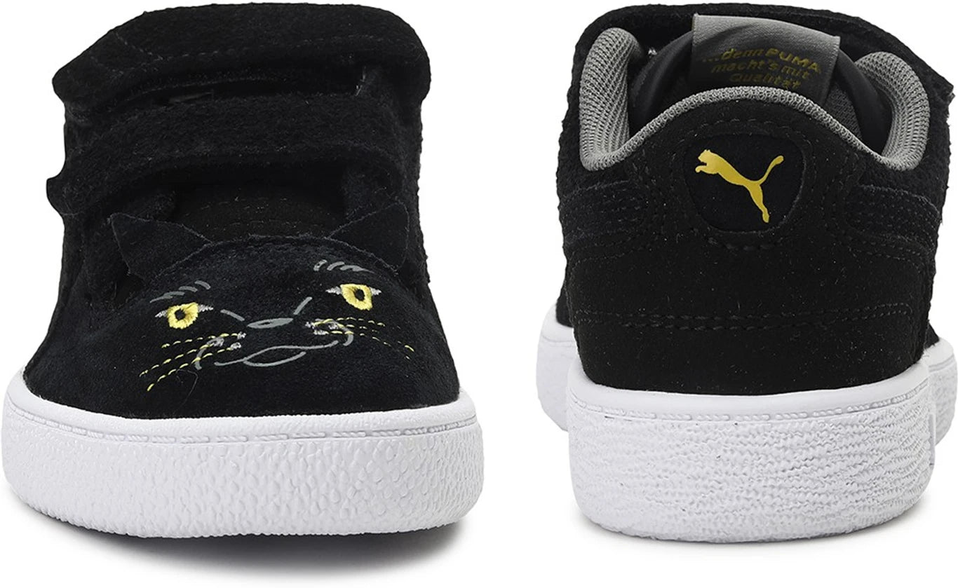 PUMA Velcro Sneakers For Boys & Girls (Black, 12 ,  5-6 years )
