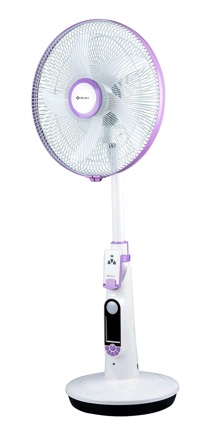 Bajaj Nuvo 400 MM Table Cum Pedestal Fan For Home | Silent BLDC Motor | Remote Control Operation