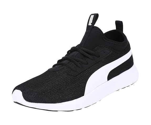 Puma Men's Clasp Black White Running Shoe UK-7 (37311501)