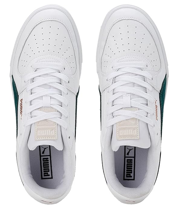 Puma Unisex-Adult CA Pro Suede FS White-Varsity Green Sneaker UK-6 (38732703)