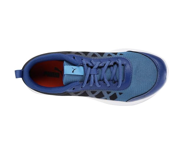 Puma Mens Cabimas Indigo Bunting-Limoges-Puma Black Running Shoe UK-8 (37143601 )