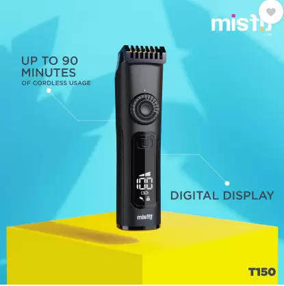 Misfit by boAt T150 Trimmer 90 mins Runtime 45 Length Settings (Black)