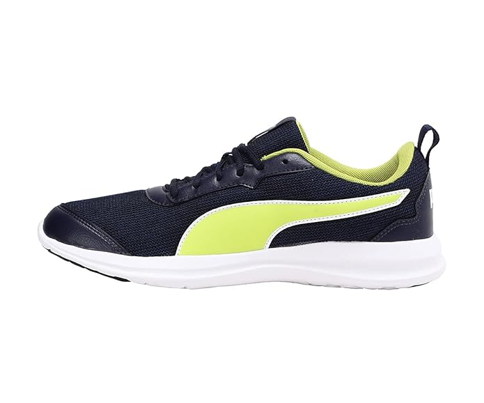 Puma Mens Rapid Runner Peacoat-Limepunch Running Shoe UK-6 (37116504)