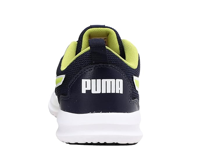 Puma Mens Rapid Runner Peacoat-Limepunch Running Shoe UK-6 (37116504)