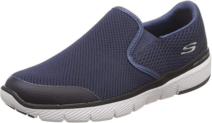 Skechers mens FLEX ADVANTAGE 3.0-MORWICK NAVY/BLACK Casual Shoe - 11 UK (52961-NVBK)
