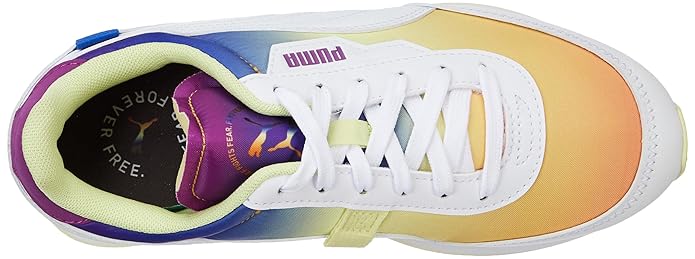 Puma Unisex-Adult Future Rider Pride White Sneaker UK-3 (38263401)