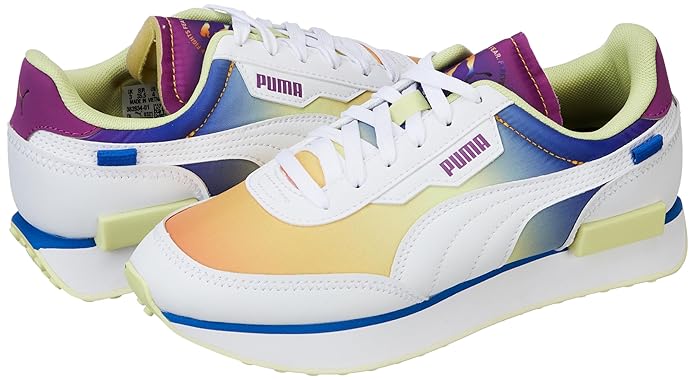 Puma Unisex-Adult Future Rider Pride White Sneaker UK-3 (38263401)