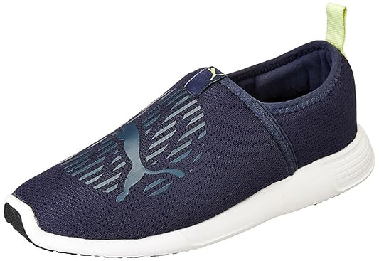 Puma Mens Glarus Slip on Dark Denim-New Navy-Fizzy Light Sneaker UK-4 (39137502)