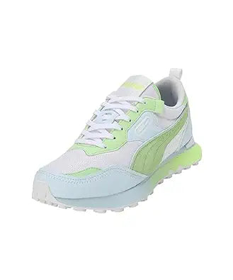 Puma Womens Rider FV Beach Days WNS White-ICY Blue Sneaker UK-4 (39311202)
