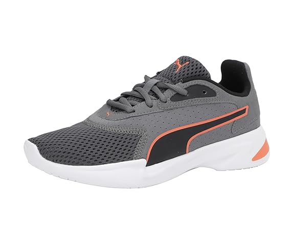 Puma Unisex Adult Jaro Jr Castlerock White-Firecracker Closed Shoe UK-4 (19341802)