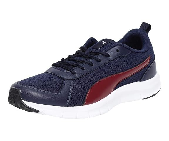 Puma Mens Flexracer 19 IDP Closed Shoe Peacoat-Pomegranate UK-10 (37100001)