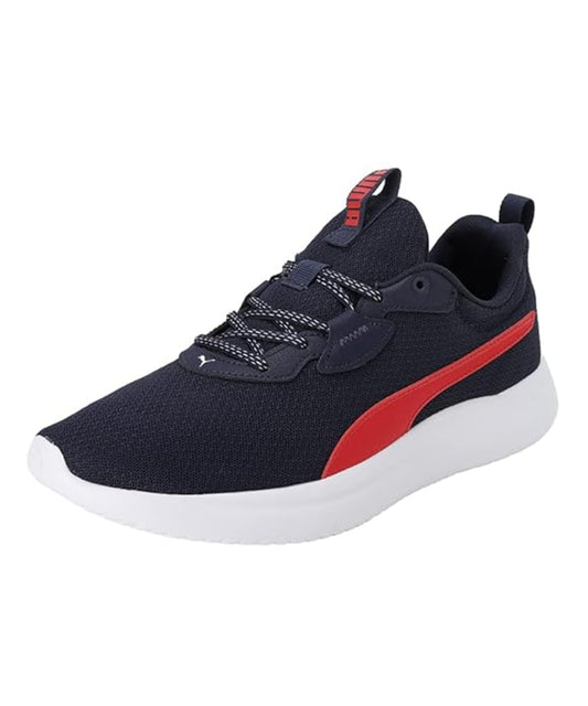 Puma Unisex-Adult Resolve Smooth Peacoat-High Risk Red Running Shoe - 6 UK (37621903)