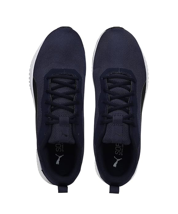 Puma Unisex Adult Flyer Flex Knit Peacoat Black Walking Shoe Kids UK-6 (37628702)